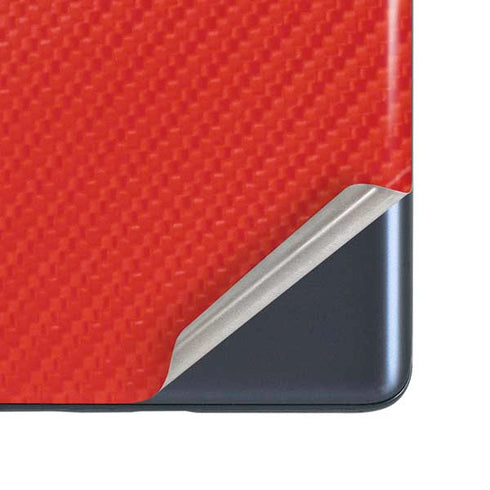 Red Carbon Fiber Specialty Material Galaxy S20 Fan Edition Skin